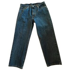 Vtg Levi's 550 Jeans Men's 38X29
Straight Relaxed Denim Blue
Medium‎ Dark Wash